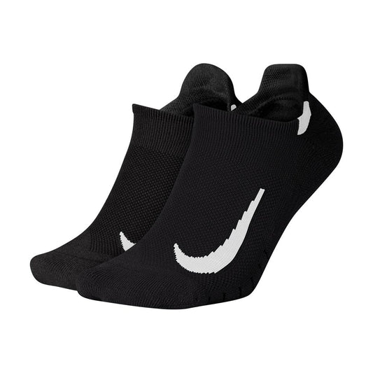 Nike Multiplier Running No Show Socks (2 Pairs)