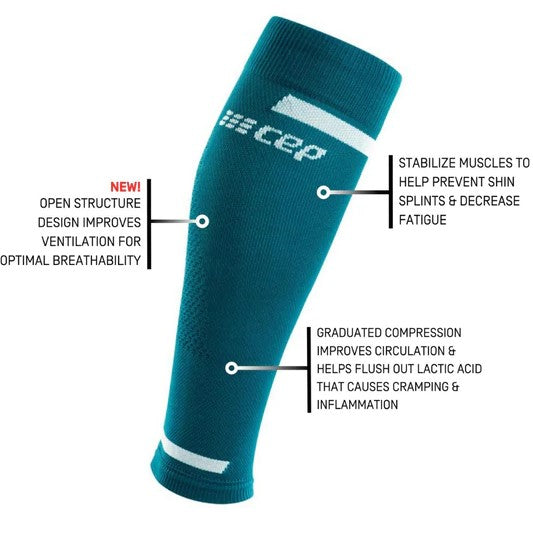 Womens CEP Calf Sleeves The Run Compression 4.0