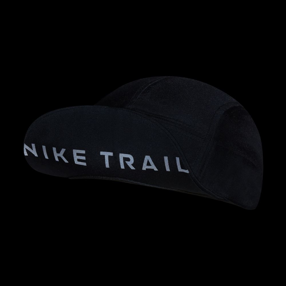 Black white logo Nike Dri Fit Trail Cap