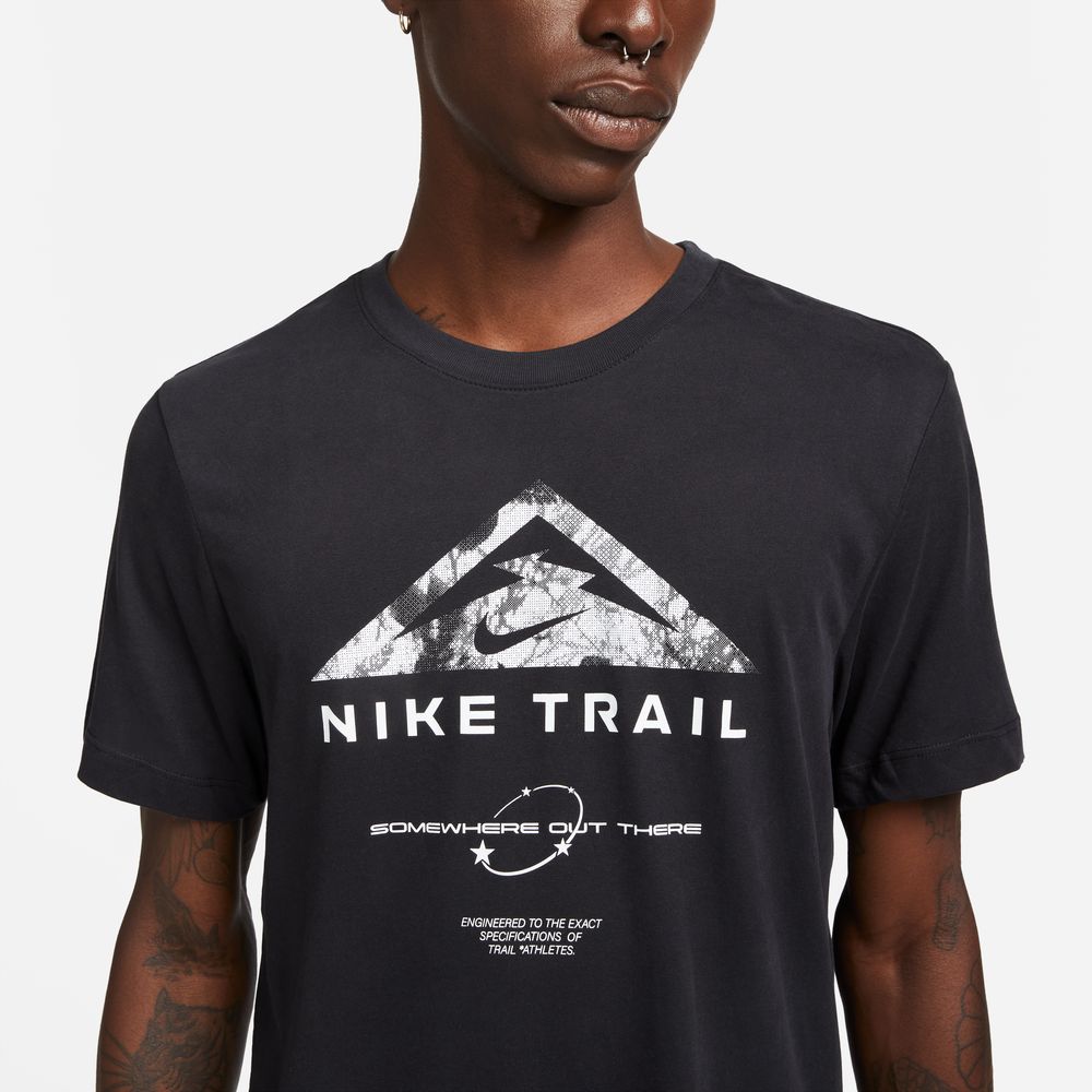 Mens Nike Dri Fit Tee Run Trail
