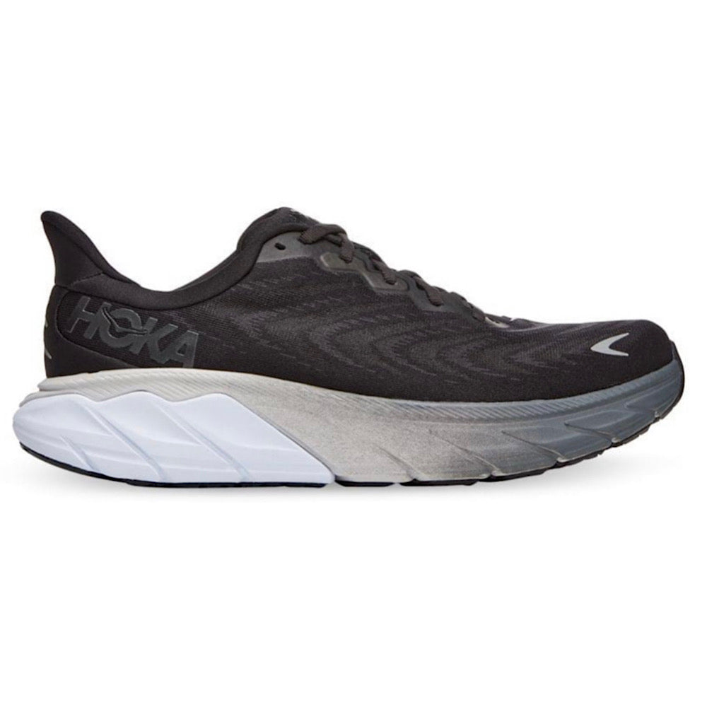 Black White Mens Hoka Arahi 6