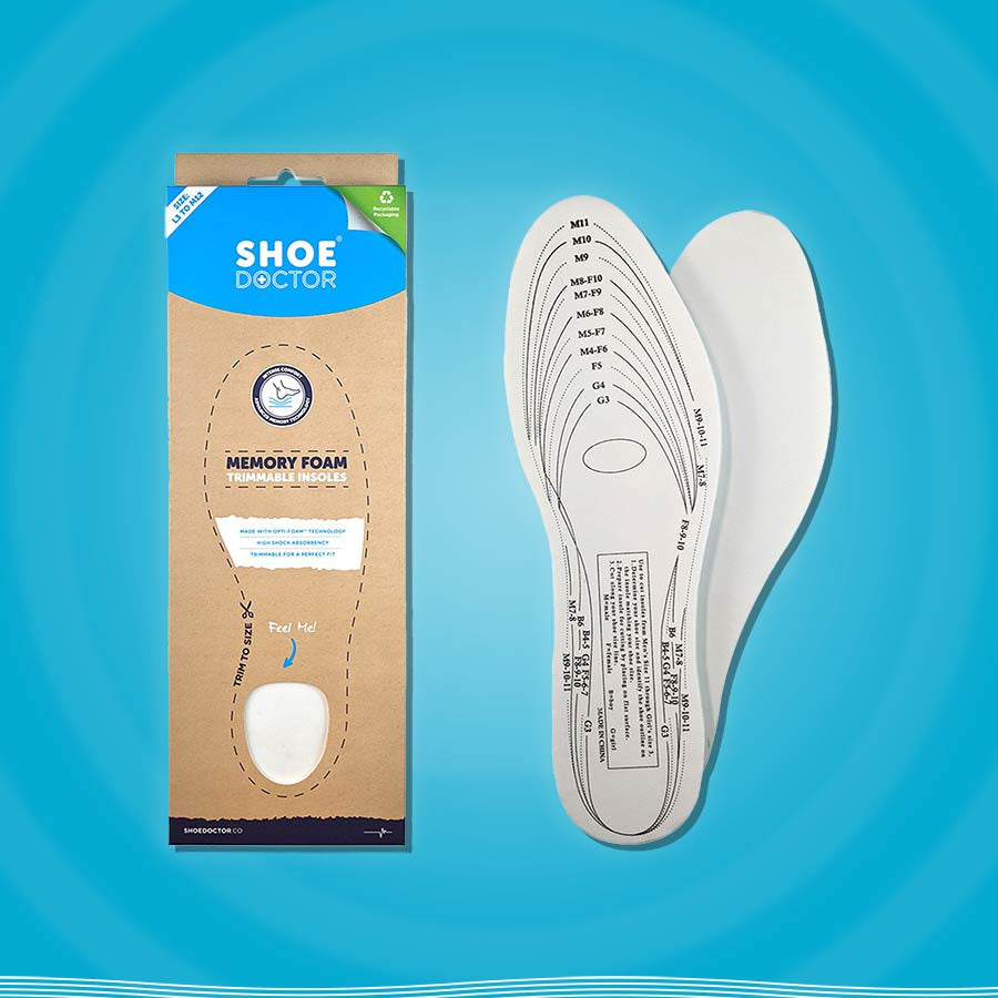 Shoe Doctor Memory Foam Trimmable Insoles - Unisex