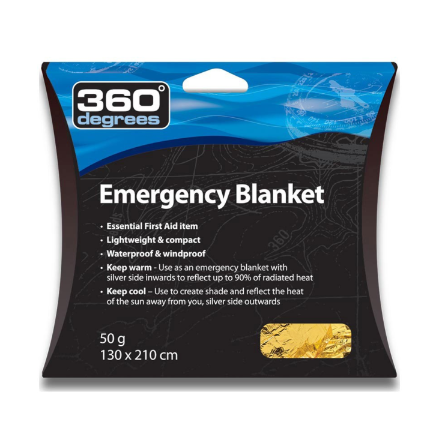 360*Degrees emergency Space Blanket